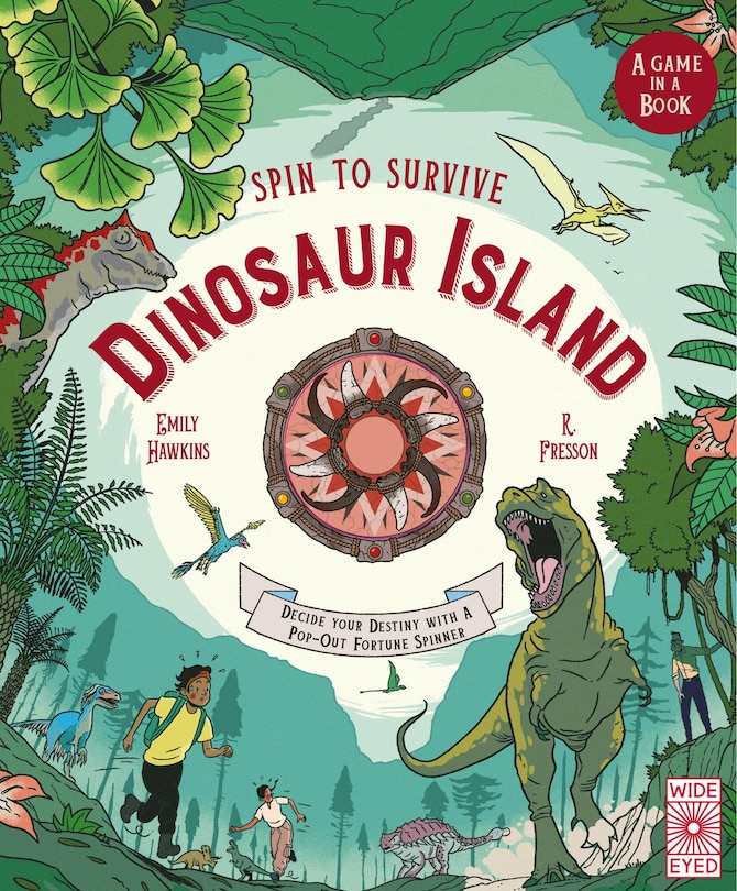 Front cover_Spin to Survive: Dinosaur Island