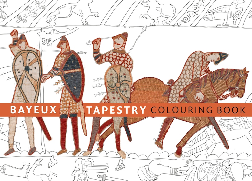 Front cover_Bayeux Tapestry Colouring Book