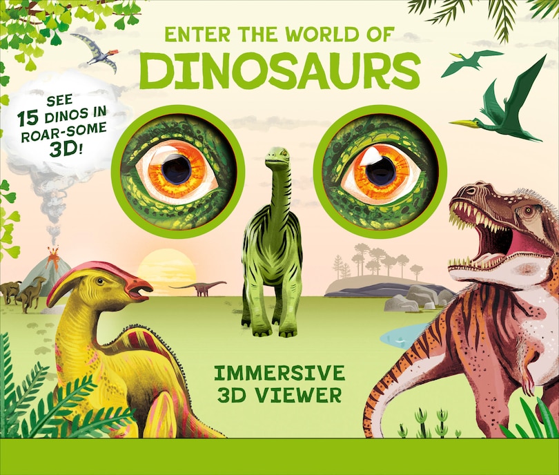 Couverture_Enter the World of Dinosaurs: Immersive 3D Viewer Book
