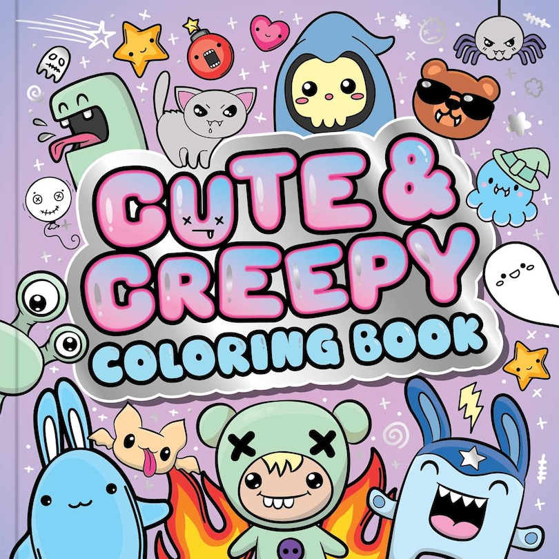 Couverture_Cute & Creepy Coloring Book