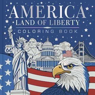 Couverture_America, Land of Liberty Coloring Book