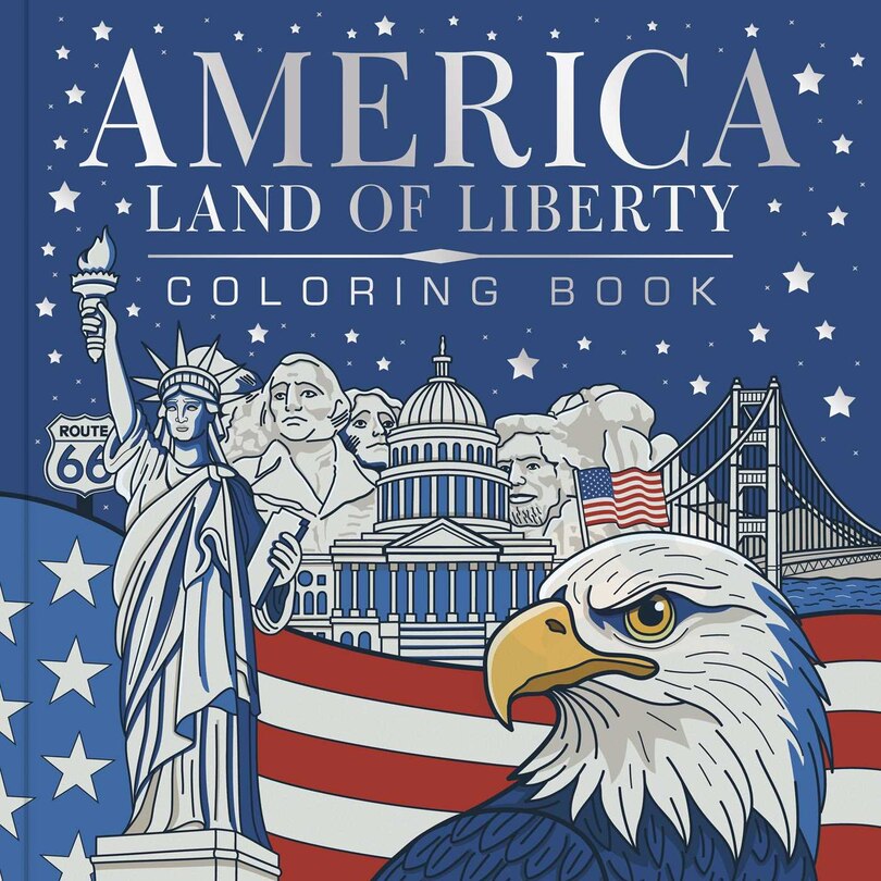 Couverture_America, Land of Liberty Coloring Book