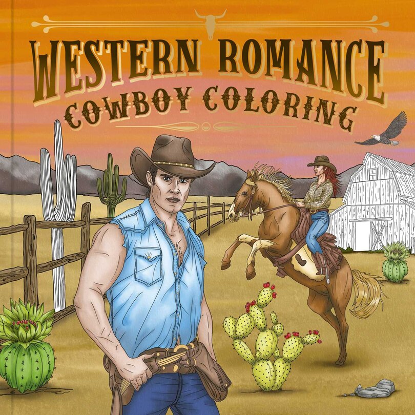 Couverture_Western Romance Cowboy Coloring