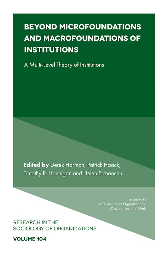 Couverture_Beyond Microfoundations and Macrofoundations of Institutions