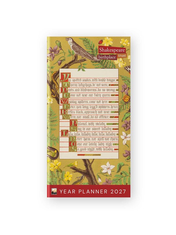 Couverture_Shakespeare Birthplace Trust 2027 Year Planner - Month to View