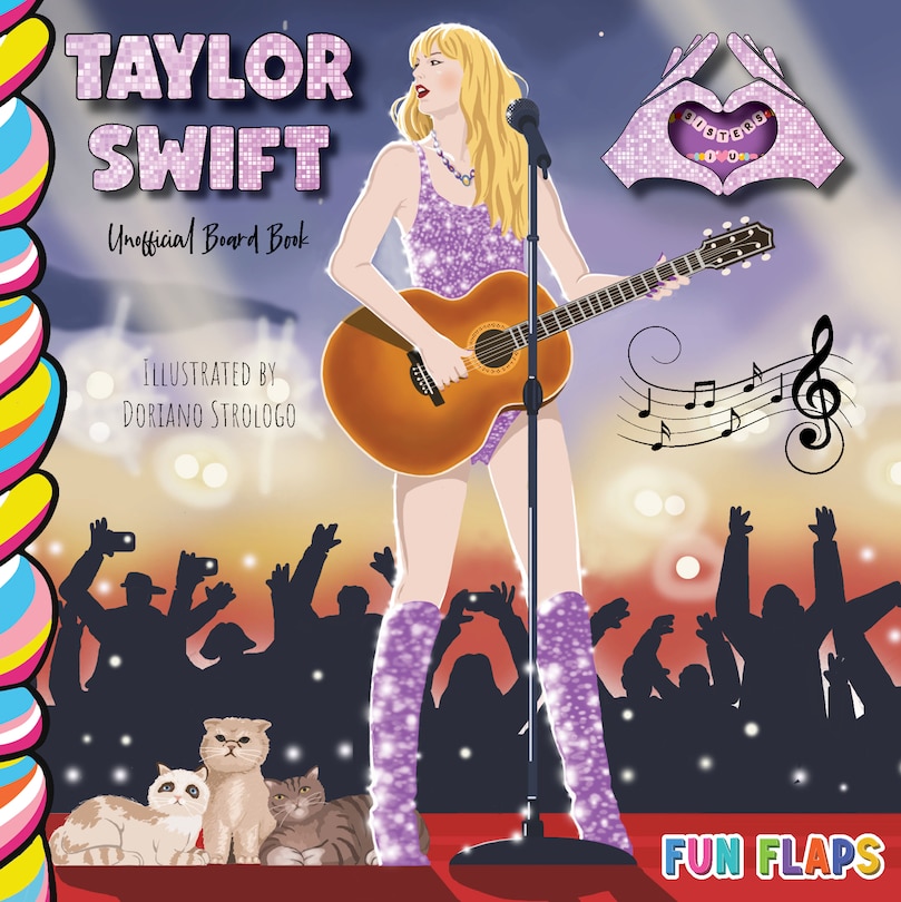 Front cover_Taylor Swift Unofficial Fun Flaps Board Book