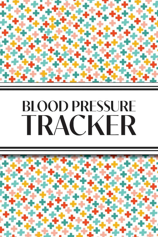 Couverture_1-Year Blood Pressure Tracker (Multi-Color Health Crosses)