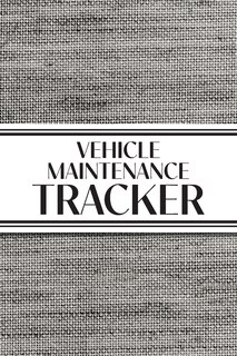 Front cover_Vehicle Maintenance Tracker (Textured Paper Charcoal)