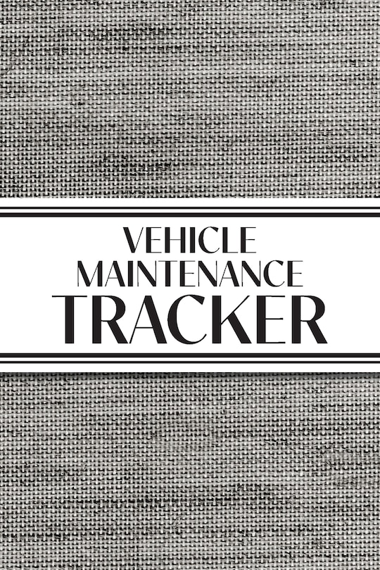 Front cover_Vehicle Maintenance Tracker (Textured Paper Charcoal)