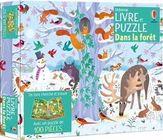 Front cover_Dans la forêt : Coffret Livre et puzzle : Dès 5 ans