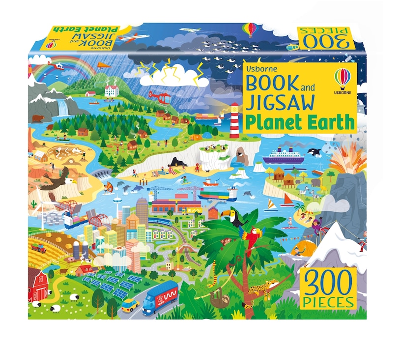 Front cover_Usborne Book and Jigsaw Planet Earth