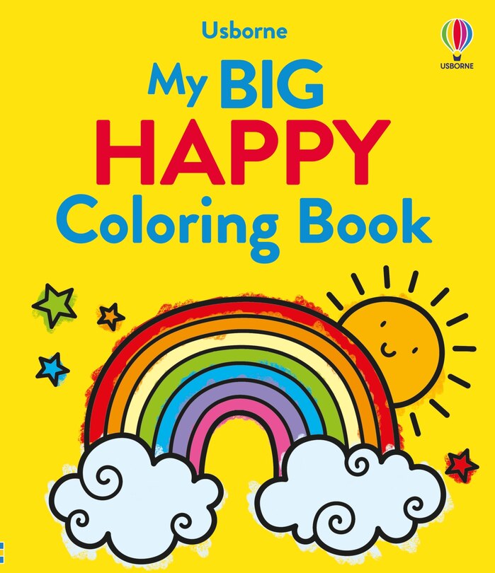 Front cover_My Big Happy Coloring Book