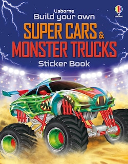Front cover_Build your own Super Cars and Monster Trucks Sticker Book
