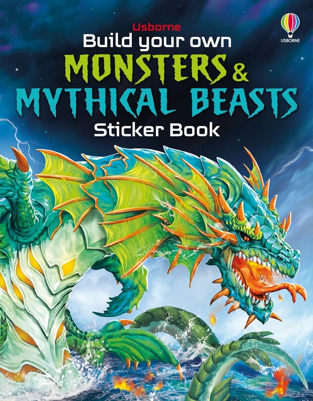 Front cover_Build your own Monsters and Mythical Beasts Sticker Book