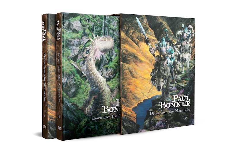 Front cover_The Art of Paul Bonner: Down from the Mountains