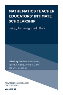 Couverture_Mathematics Teacher Educators' Intimate Scholarship