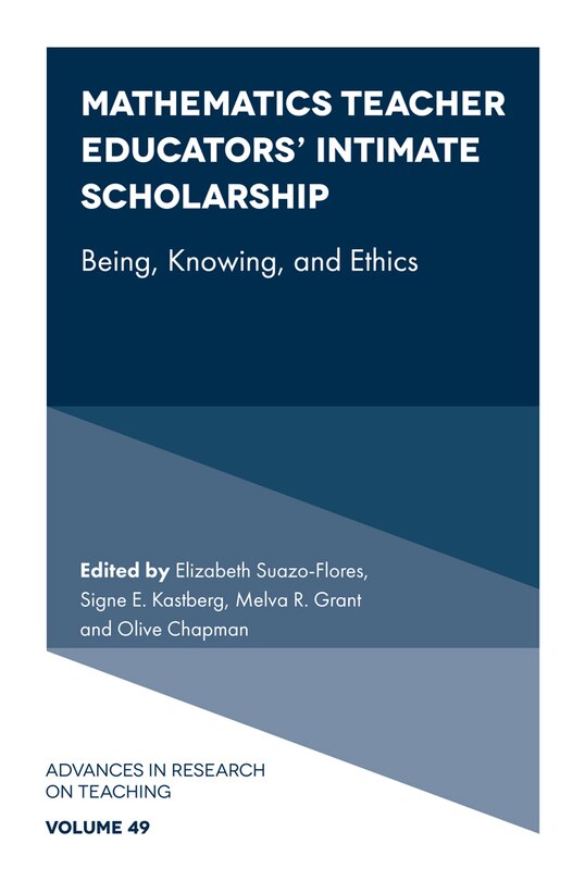 Couverture_Mathematics Teacher Educators' Intimate Scholarship