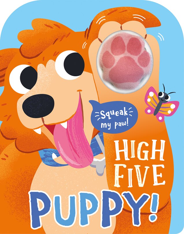 Front cover_High Five Puppy! A count-and-squeak book.