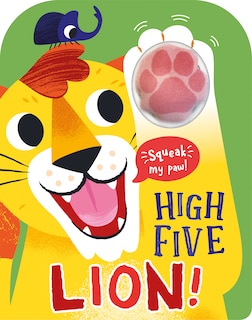 Couverture_High Five Lion! A count-and-squeak book.