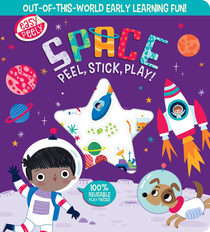 Couverture_Easy Peely Space - Peel, Stick, Play!