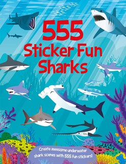 Front cover_555 Sticker Fun - Sharks