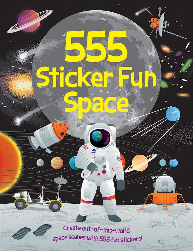 Couverture_555 Sticker Fun - Space