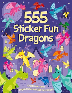 Front cover_555 Sticker Fun - Dragons