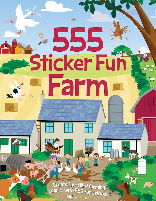 Front cover_555 Sticker Fun - Farm