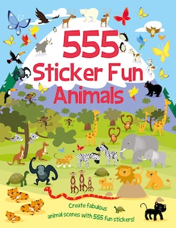 Couverture_555 Sticker Fun - Animals