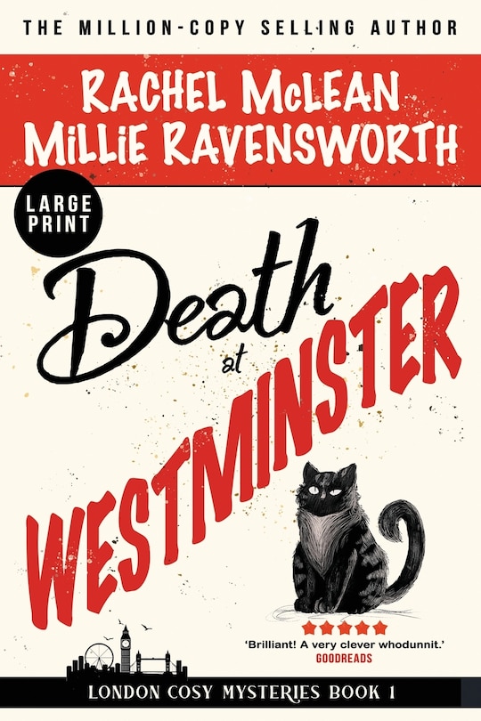 Front cover_Death at Westminster (Large Print)