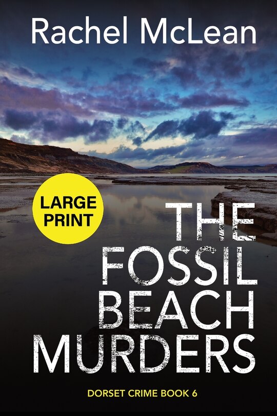 Front cover_The Fossil Beach Murders (Large Print)