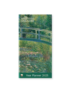 National Gallery: Monet, The Water-Lily Pond 2025 Year Planner - Month to View