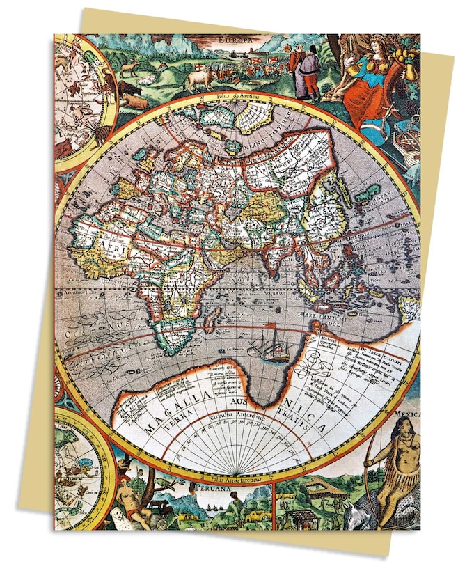 Couverture_Pieter van den Keere: Antique Map Greeting Card Pack