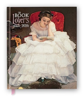 Front cover_Book Lover's Diary 2026 Desk Diary Planner - Week to View, Illustrated throughout