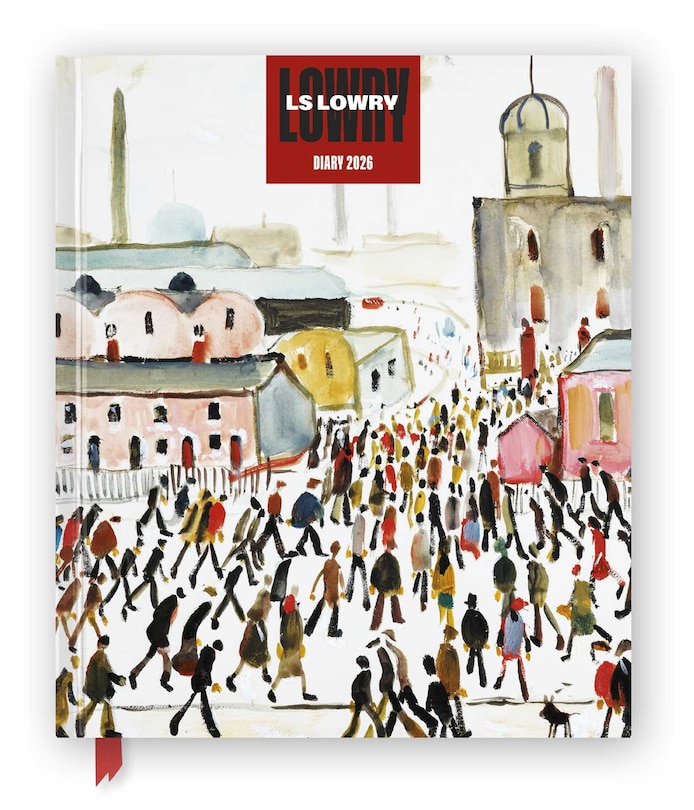 Front cover_L.S. Lowry 2026 Desk Diary Planner - Week to View, Illustrated throughout