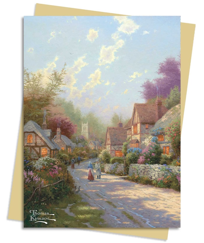 Couverture_Thomas Kinkade: Cobblestone Village Greeting Card Pack