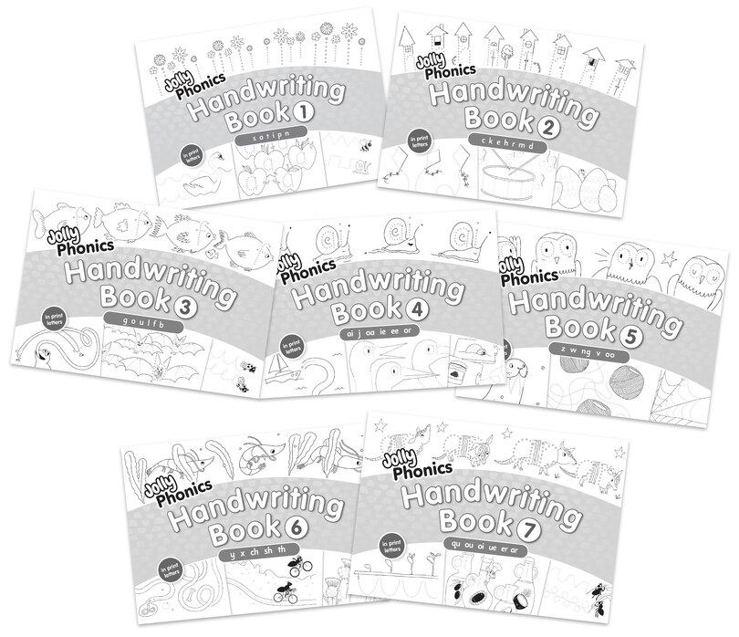 Couverture_Jolly Phonics Handwriting Books Complete Set (1-7)