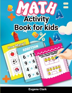 Front cover_Math Activity Book for Kids