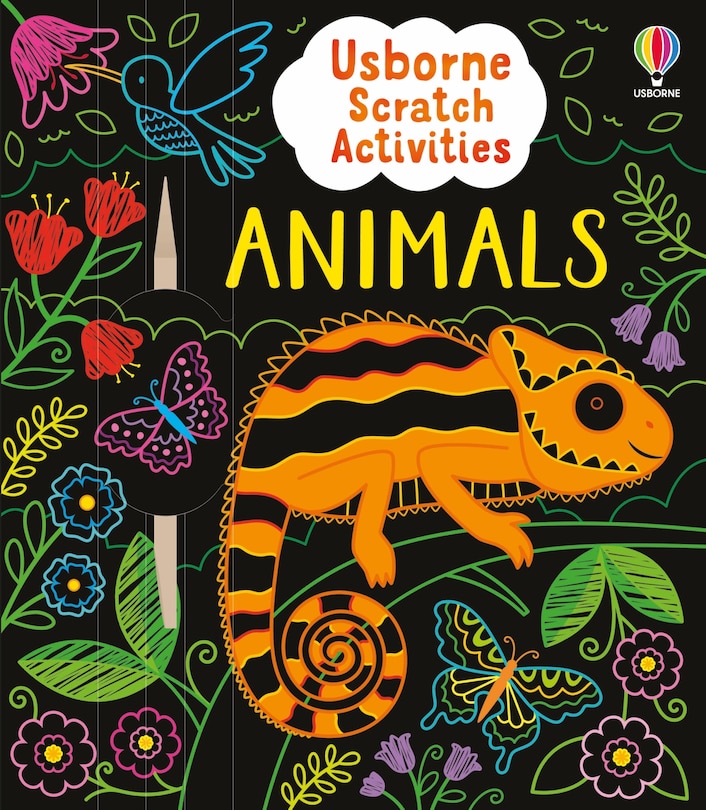Front cover_Usborne Scratch Activities Animals