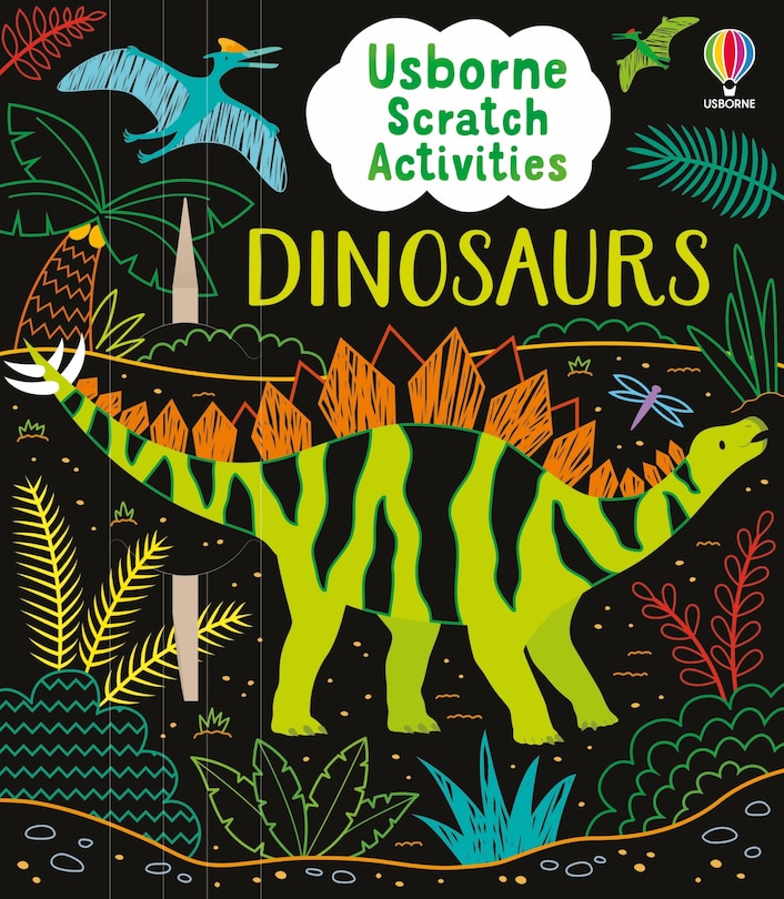 Couverture_Usborne Scratch Activities Dinosaurs