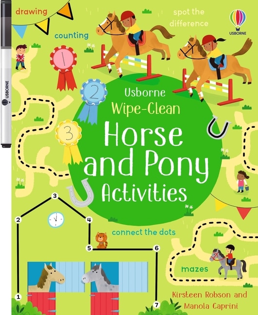 Couverture_Wipe-Clean Horse and Pony Activities