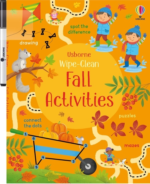 Front cover_Wipe-Clean Fall Activities