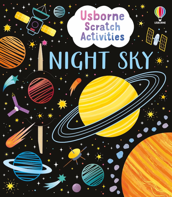 Front cover_Usborne Scratch Activities Night Sky