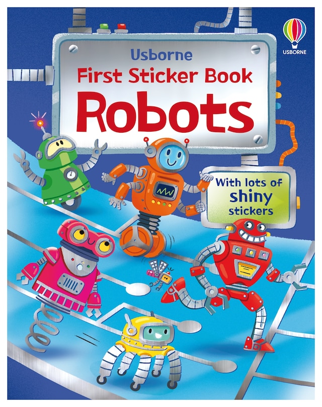 Front cover_First Sticker Books Robots