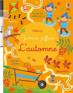 Front cover_L'automne : Je trace, j'efface : dès 3 ans
