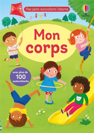 Front cover_Mon corps : Mes petits autocollants Usborne : dès 3 ans