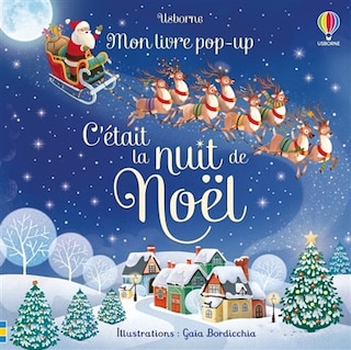 Couverture_C'était la nuit de Noël : mon livre pop-up