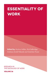 Front cover_Essentiality of Work