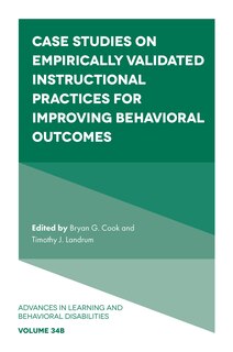 Couverture_Case Studies on Empirically Validated Instructional Practices for Improving Behavioral Outcomes