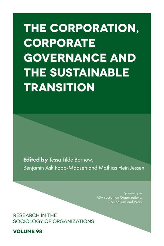 Couverture_The Corporation, Corporate Governance and the Sustainable Transition